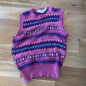 Vintage Knit Sweater Vest